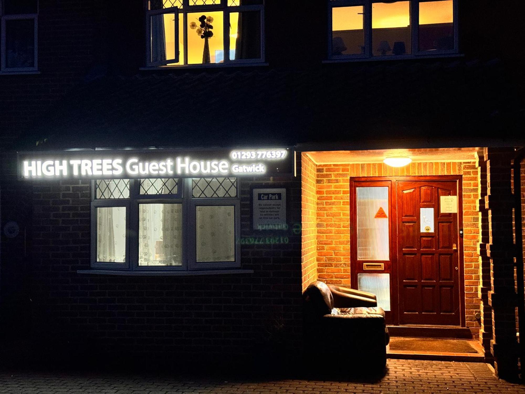 High Trees Guest House Gatwick Horley Exterior photo